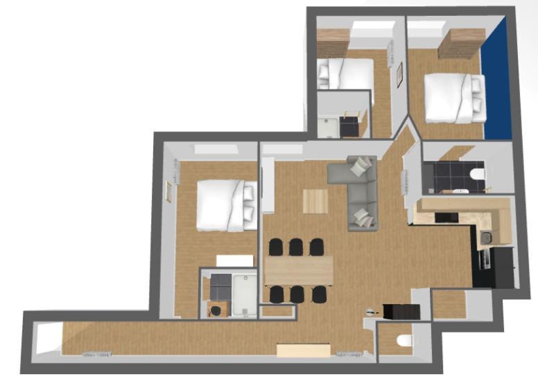 Madonna Elegance, Proche Sanctuaire, 95M2 Apartment Lourdes Bagian luar foto
